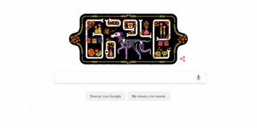 El doodle de Google le rinde homenaje al Día de los Muertos