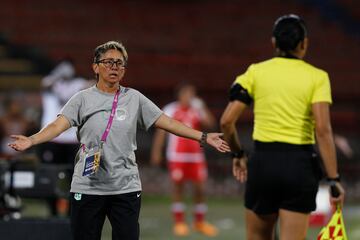 Partido de ida de las semifinales de la Liga Femenina BetPlay 2023, entre Atlético Nacional e Independiente Santa Fe.