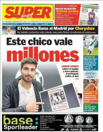 Portadas de la prensa deportiva