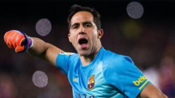 Claudio Bravo jugó la edición de 2015 del Mundial de Clubes que se disputó en Japón. Fue campeón tras vencer a River Plate por 3-0.