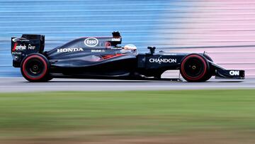 Fernando Alonso durante el GP Alemania.