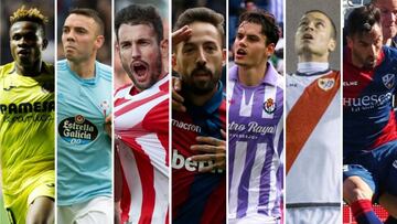 Villarreal, Celta, Girona, Levante, Valladolid, Rayo y Huesca, en la pelea
