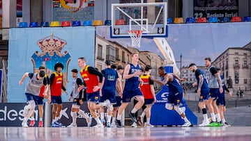 Los jugadores de la Selección entrenan en Guadalajara.
