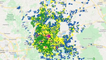 Coronavirus M&eacute;xico: Difunden supuesto mapa de riesgo por COVID-19 en la CDMX