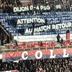 Los ultras del PSG tiran de sarcasmo: "Cuidado con la vuelta"