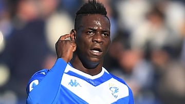 Balotelli, en un partido del Brescia.