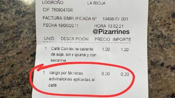 "Cargo por técnicas adivinatorias": el suplemento que cobra un bar a los clientes indecisos