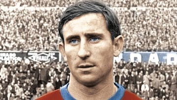 El jugador del Barcelona, Pedro Zaballa.