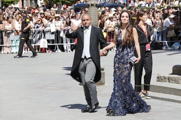 Roberto Carlos and his wife Mariana Lucon.