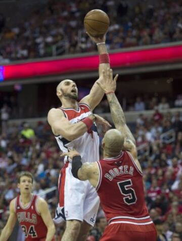 Pese a la baja de Nené, los Wizards no fallaron en su pista y se ponen 3-1. Los Bulls, contra las cuerdas.