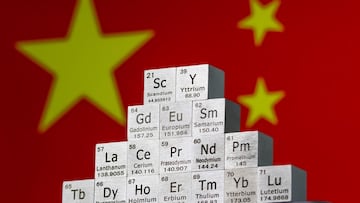 China tiene prácticamente el monopolio mundial en el refinado y fabricación de productos finales a partir de tierras raras.