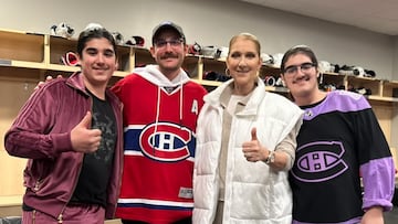 The Canadian singer made a reappearance at a Montreal Canadiens hockey game in Las Vegas with her children, showing that she is in better health.