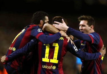 El Barça abusa de tridente