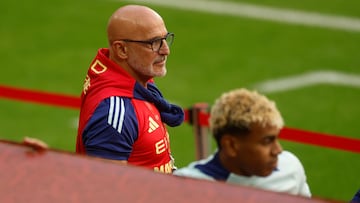 04/09/25 PARTIDO CLASIFICATORIO MUNDIAL 2030
TURQUIA - ESPAÑA
ENTRENAMIENTO
LAMINE YAMAL Y LUIS DE LA FUENTE