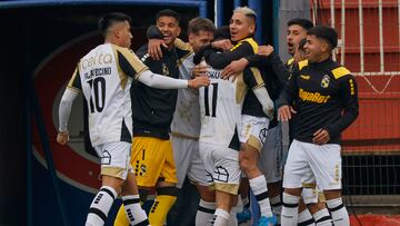 21/06/2025
Andres Pina/Photosport
Football, Union Espanola vs Coquimbo Unido.
15th turn, 2025 First division League.
Coquimbo Unido players celebrate after scoring against Union Espanola during a first division match at the Santa Laura stadium in Santiago, Chile.
20/06/2025
Andres Pina/Photosport