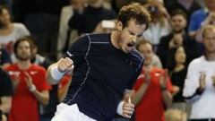Andy Murray celebra con rabia la victoria ante Kei Nishikori. 