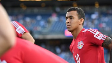 Alejandro Romero entrenando con NY Red Bulls