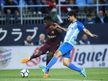 Ousmane Dembele y Chory Castro.