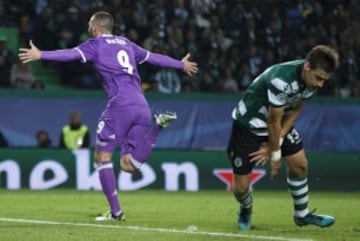 Benzema le dio la victoria al Real Madrid. 1-2.