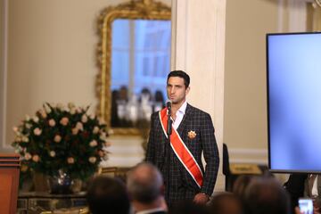 Los dos tenistas colombianos recibieron la Cruz de Boyacá, por parte de el presidente Iván Duque, tras ser campeones de Wimbledon.