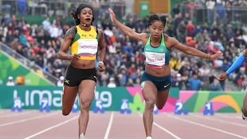 Elaine Thompson en Lima 2019.