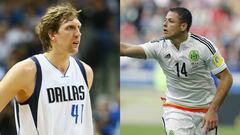 Chicharito, entre los delanteros favoritos de Dirk Nowitzki