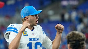 Detroit Lions quarterback Jared Goff is coming off his first win over Lamar Jackson and the Baltimore Ravens, adding to his legendary status in the league.