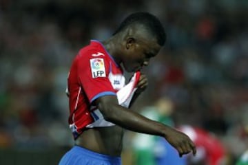 El delantero mexicano del Granada Jhon Córdoba 