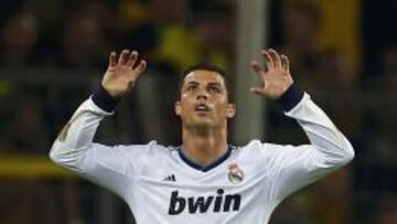 Cristiano, la gran esperanza del Real Madrid ante el Borussia