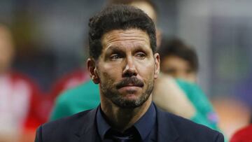 Simeone, en San Siro.