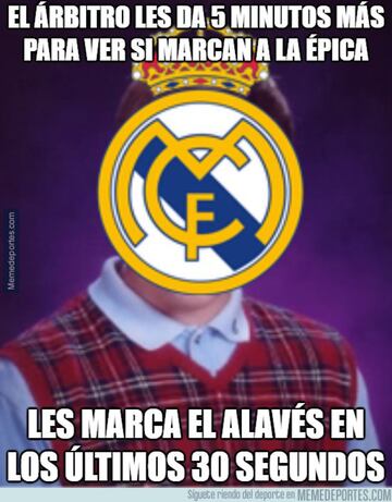 Los mejores memes del Alavés-Real Madrid