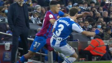 Vean lo que le pasó a Iliais en en la primera pelota que tocó