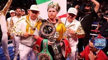 Canelo tras el triunfo: “Les prometí el nocaut y me tardé un poco más”