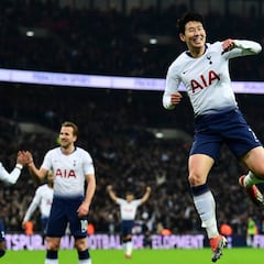 'Manita' del Tottenham para impulsarse en la Premier