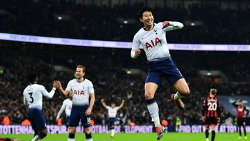 'Manita' del Tottenham para impulsarse en la Premier