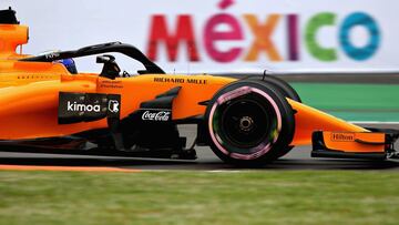 Fernando Alonso en M&eacute;xico.