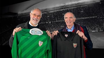 04/03/23  ATHLETIC DE BILBAO ATHLETIC CLUB
ANDONI ZUBIZARRETA CAMISETA
JOSE ANGEL IRIBAR CAMISETA 