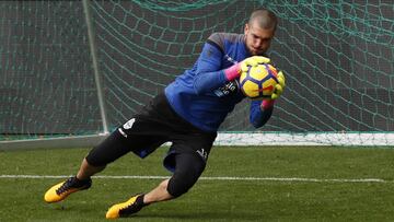 Rub&eacute;n Mart&iacute;nez, jugador del Deportivo. 