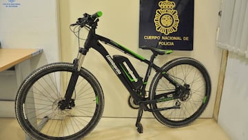 Bicicleta eléctrica robada en Manacor, que ha sido recuperada por la Policía Nacional
POLICÍA NACIONAL
05/03/2020