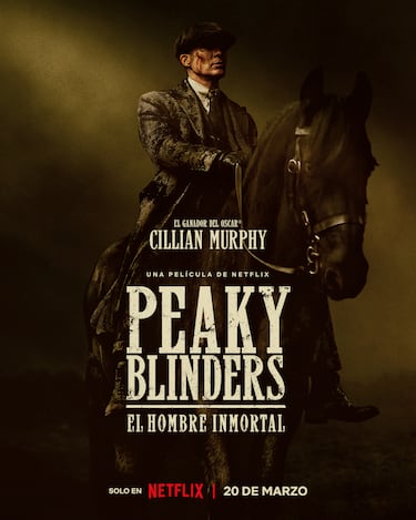 La película de ‘Peaky Blinders’ ya tiene fecha de estreno, título oficial y primer póster: Tommy Shelby es inmortal