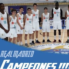 El Madrid hace pleno: también campeón de España infantil