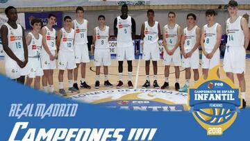 El Madrid hace pleno: también campeón de España infantil