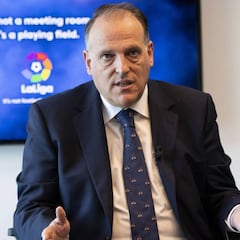 Tebas: “Lucho por el fútbol, no por ver a Villar en la cárcel”