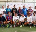 Leyendas del Clásico se enfrentan en un partido de padel