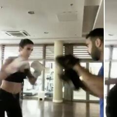 Bruna Marquezine, novia de Neymar, una fiera del kick boxing