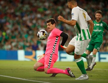 Iker Casillas, durante el partido homenaje a Joaqu¨ªn.