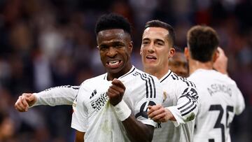 Vinicius, junto a Lucas Vázquez