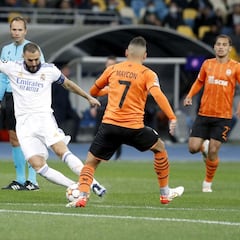 Aprobados y suspensos del Real Madrid ante el Shakhtar: Benzema y Vinicius lo hacen todo muy fácil