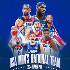 El transatlántico coge forma: LeBron, Durant y Embiid, preseleccionados para París