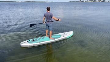 Comprar tabla de paddle surf hinchable de Aqua Plus en Amazon